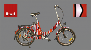 Das klappbare flitzerli eBike f3 FINDING NEMO SPECIAL DESIGN