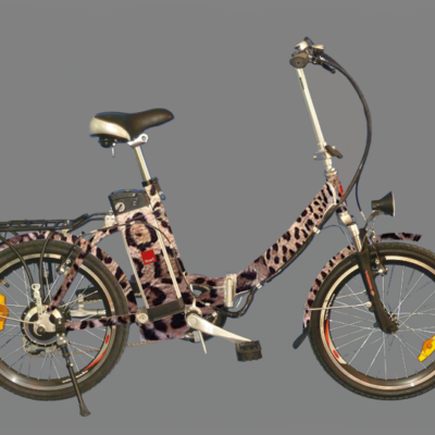 Das klappbare flitzerli eBike f3 WILD JAGUAR SPECIAL DESIGN